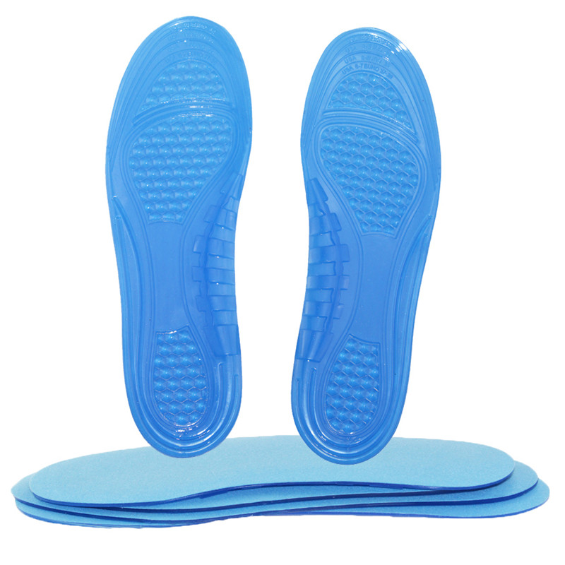 Sport non-Slip arcul suport gel de confort ortostic silicon pu spumă insole pentru reducerea durerii la nivelul picioarelor