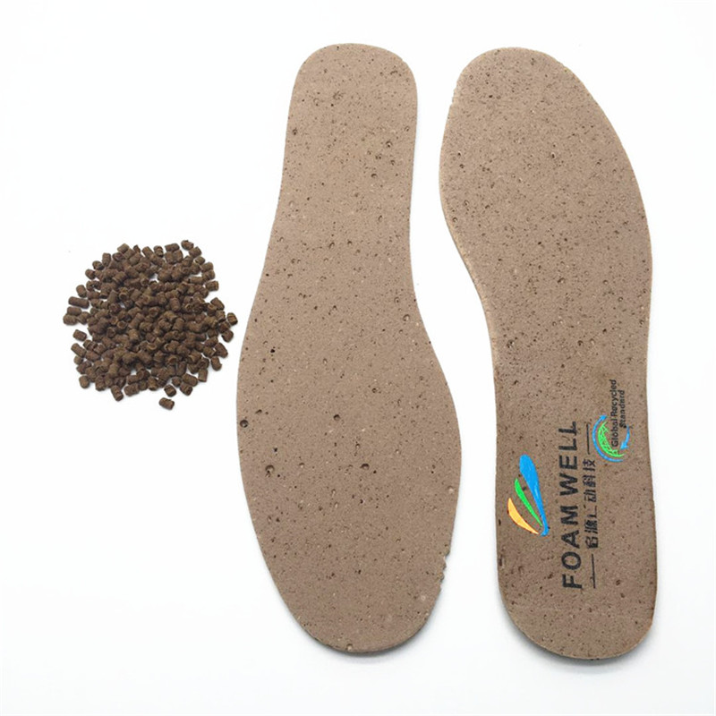 Durabil de biodegradabil Foam-Seaweed, tălpi de tălpi, tălpi de pantofi inseraţi în pantofi.