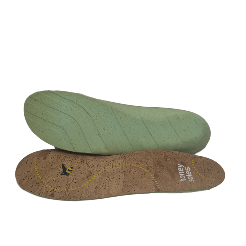 Amortizarea amortizoarelor pentru fasciita plantară Introduceți talpa imprimată pentru pantofi din plută
